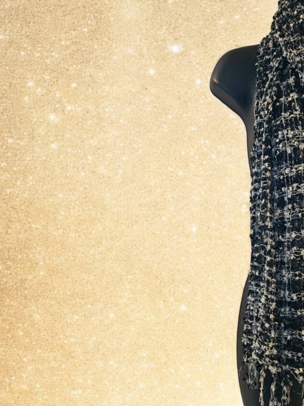 Black and White Scarf